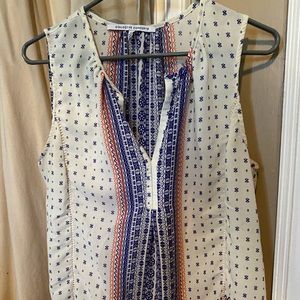 Sleeveless boho top